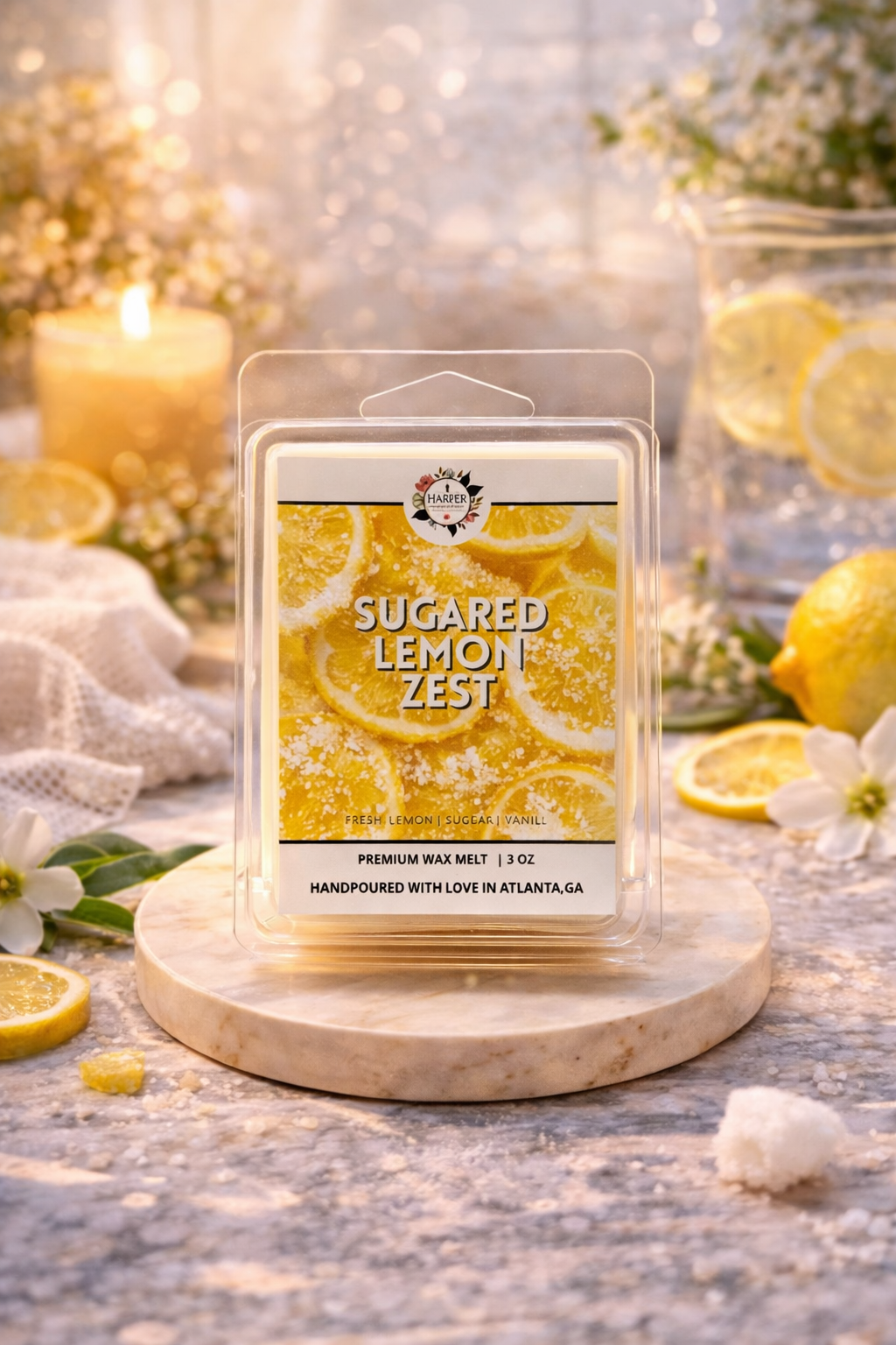 Sugared Lemon Zest Wax Melt