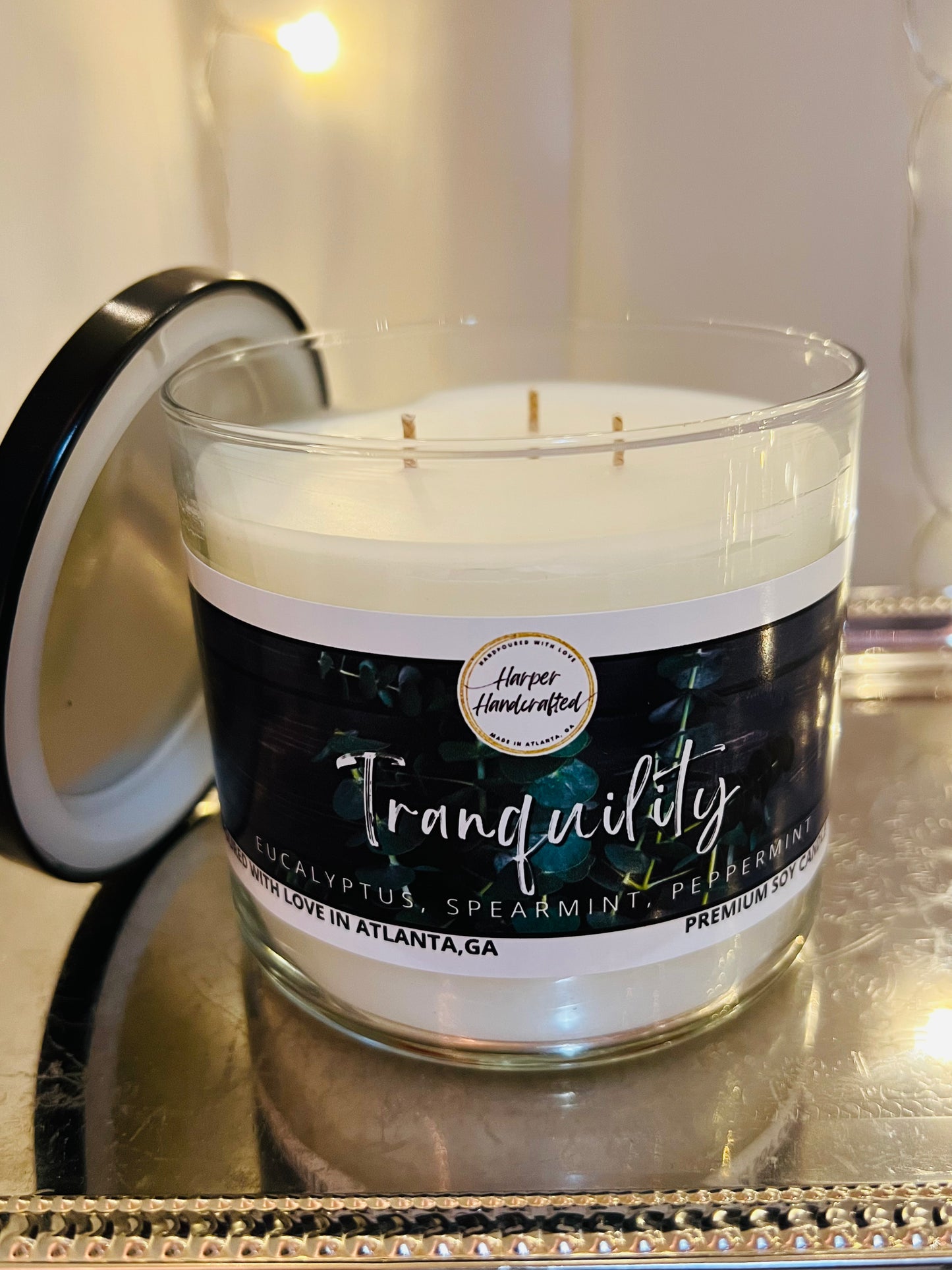 Tranquility 3 Wick Candle